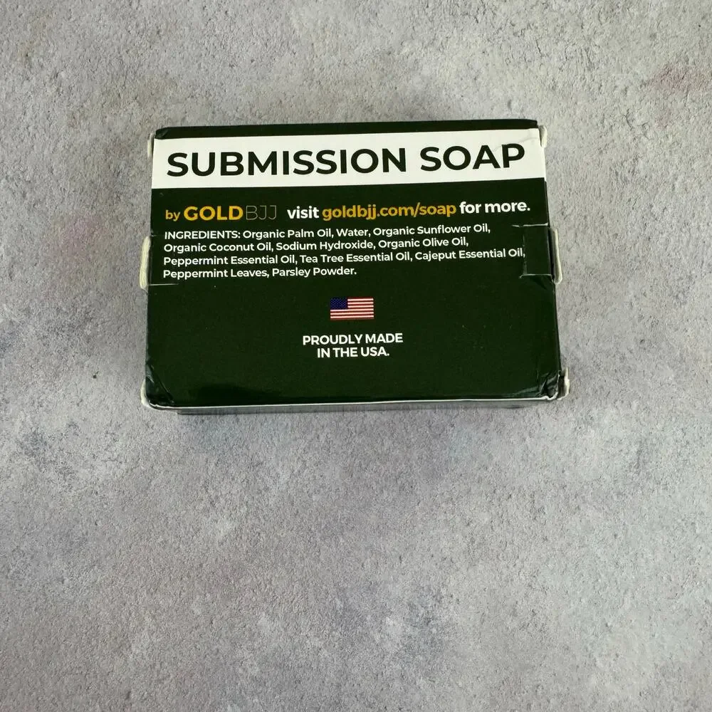 Premium Submissions Grappler Soap USA Made 4oz Bar Soap BJJ Jiu Jitsu Wrestling